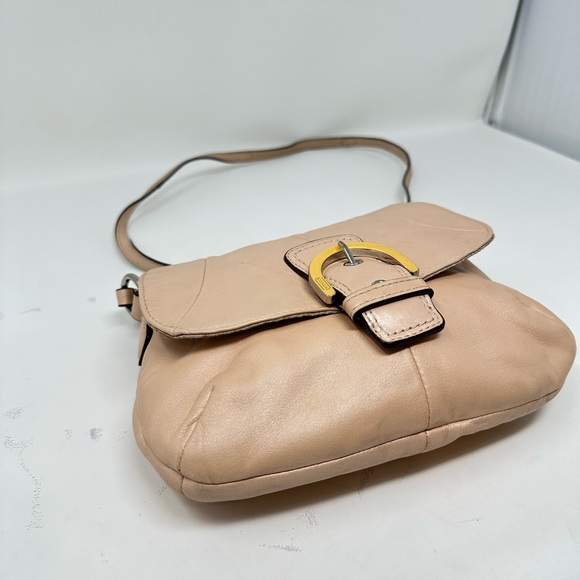 Coach Soho Shell Pearlescent Leather Flap Small Crossbody Purse Bag - Picture 5 of 15